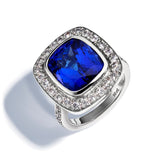 Tanzanite & Diamond Ring - Dracakis Jewellers